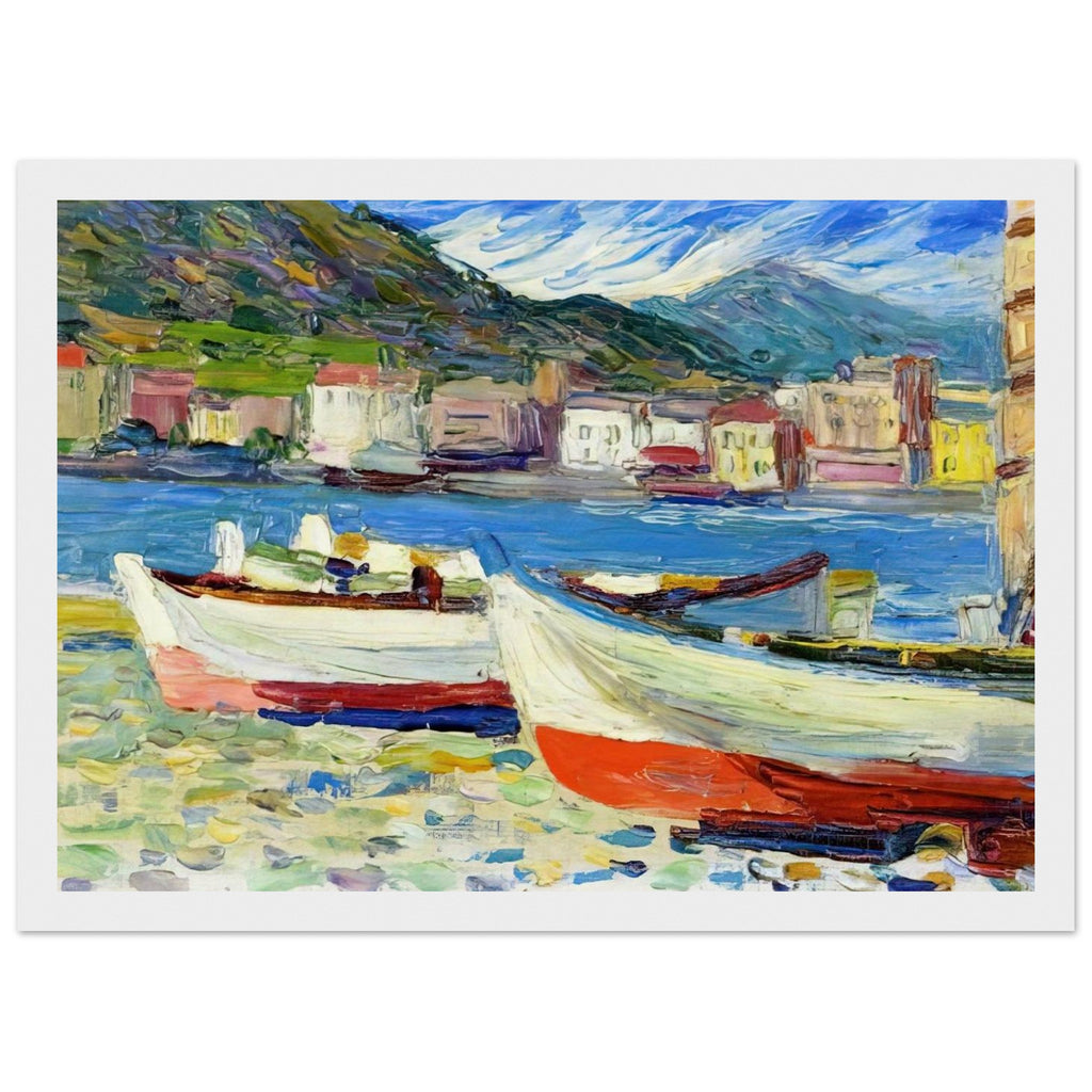 RAPALLO BOATS Framed Poster | Wassily Kandinsky Framed Prints Wall Art | Wassily Kandinsky Shop