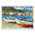 RAPALLO BOATS Framed Poster | Wassily Kandinsky Framed Prints Wall Art | Wassily Kandinsky Shop