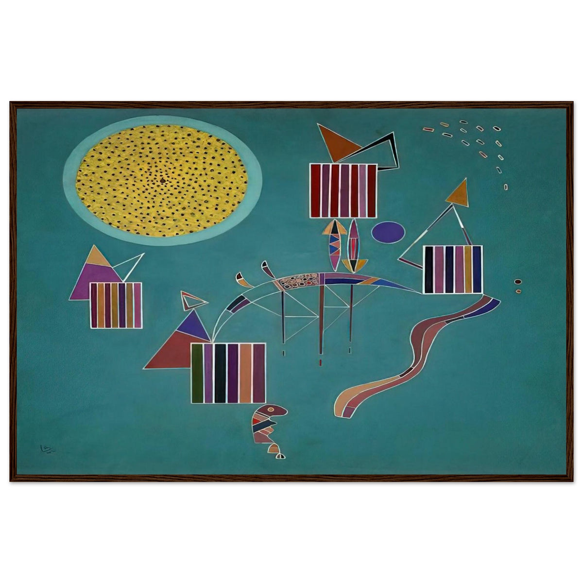 INTIME MESSAGE 1942 Framed Poster | Wassily Kandinsky Framed Prints Wall Art | Wassily Kandinsky Shop