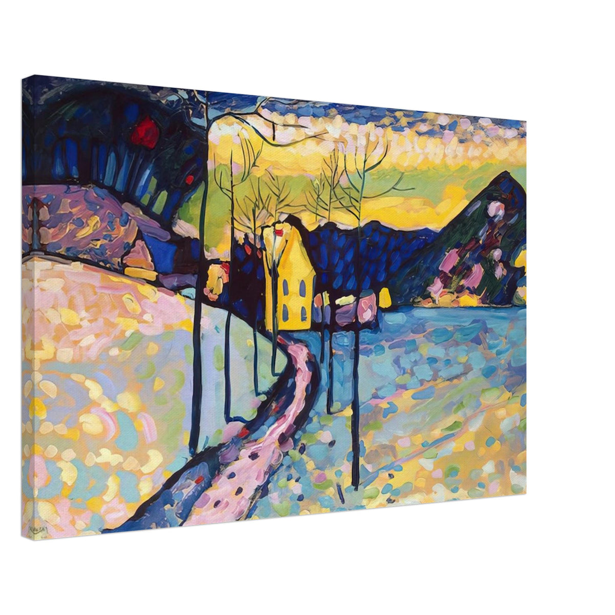 WINTER LANDSCAPE 1909 Canvas | Wassily Kandinsky Canvas | Wassily Kandinsky Shop