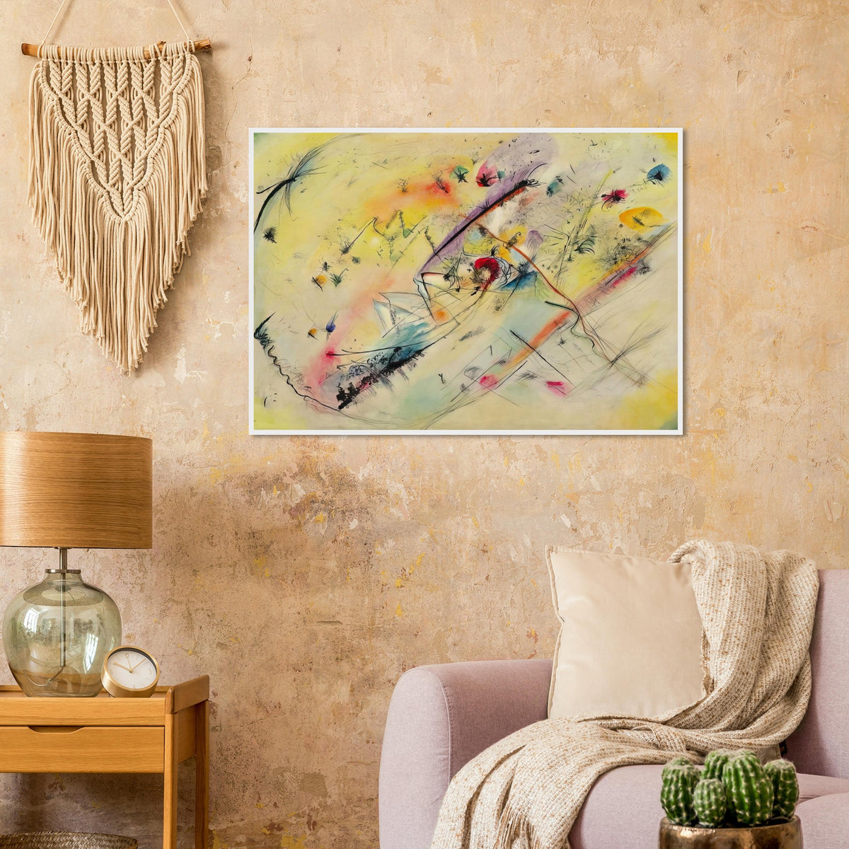 BRIGHT PICTURE 1913 Framed Poster | Wassily Kandinsky Framed Prints Wall Art | Wassily Kandinsky Shop