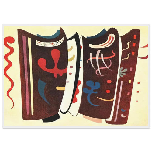 BROWN WITH SUPPLEMENT 1935 Framed Poster | Wassily Kandinsky Framed Prints Wall Art | Wassily Kandinsky Shop