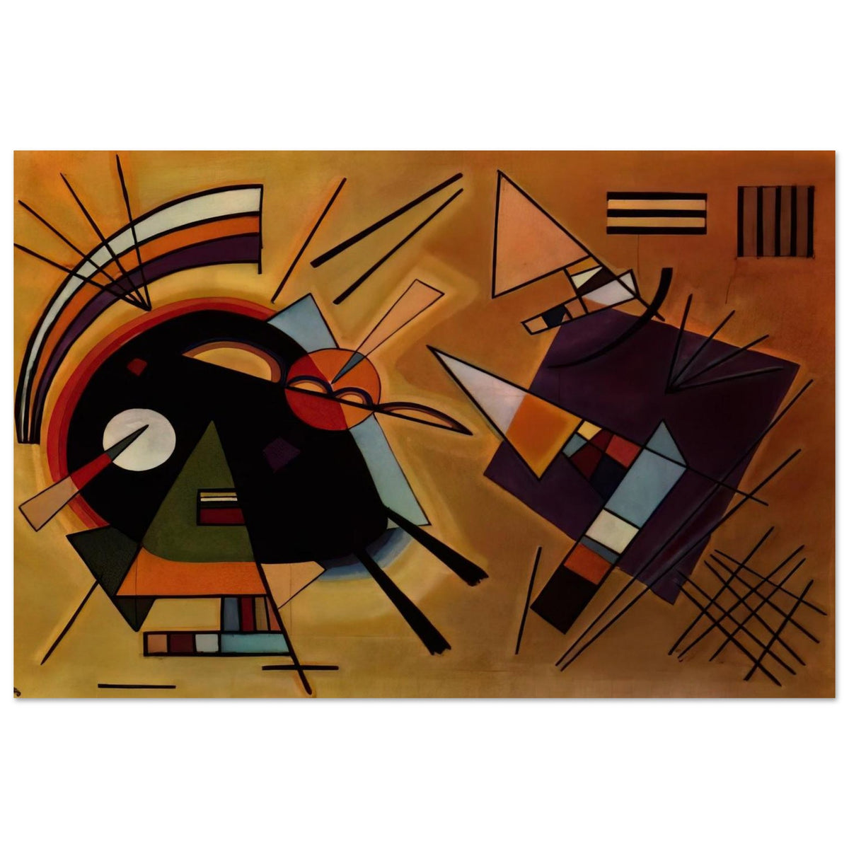 BLACK AND VIOLET 1923 Poster | Wassily Kandinsky Poster | Wassily Kandinsky Shop