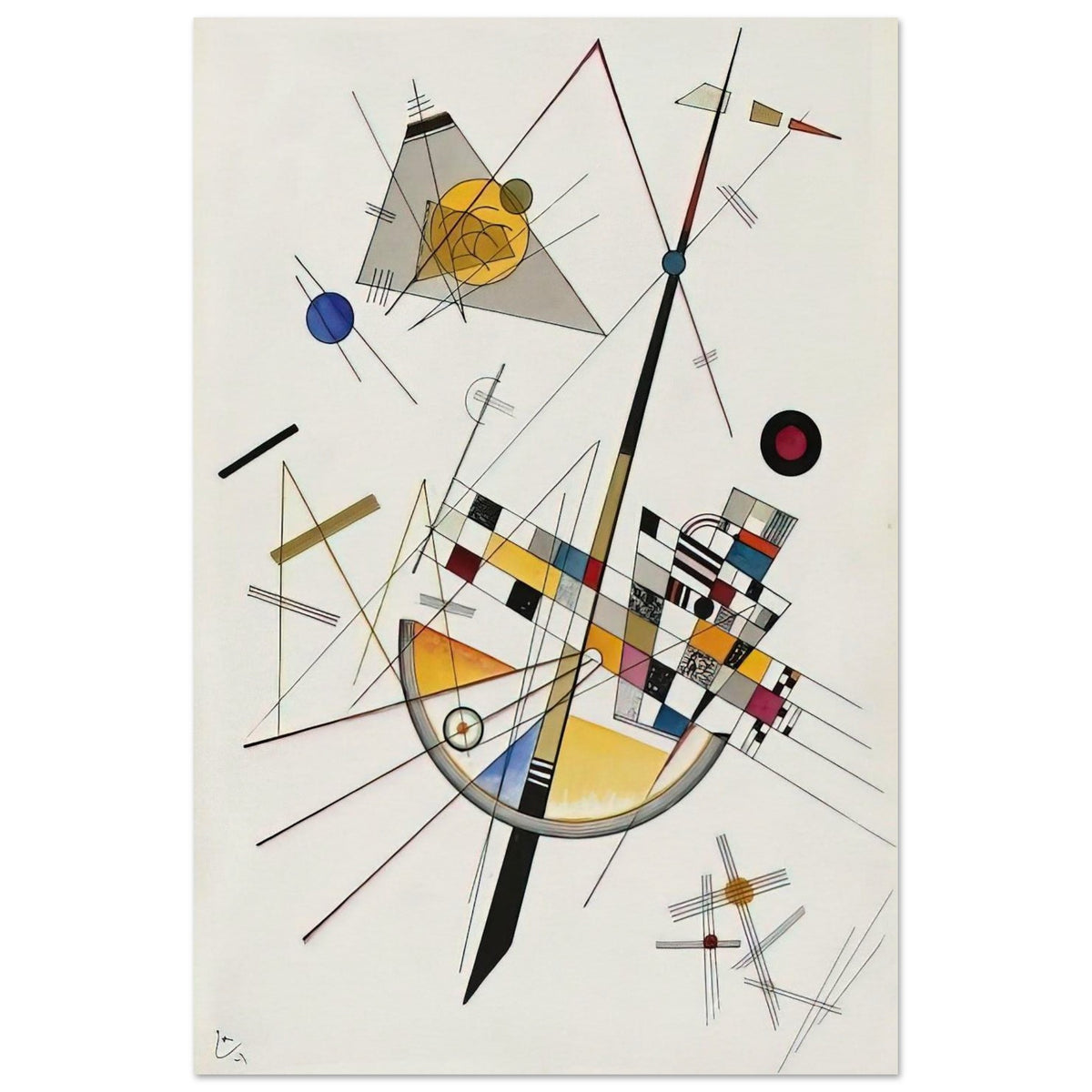 DELICATE TENSION NO 85 1923 Poster | Wassily Kandinsky Poster | Wassily Kandinsky Shop
