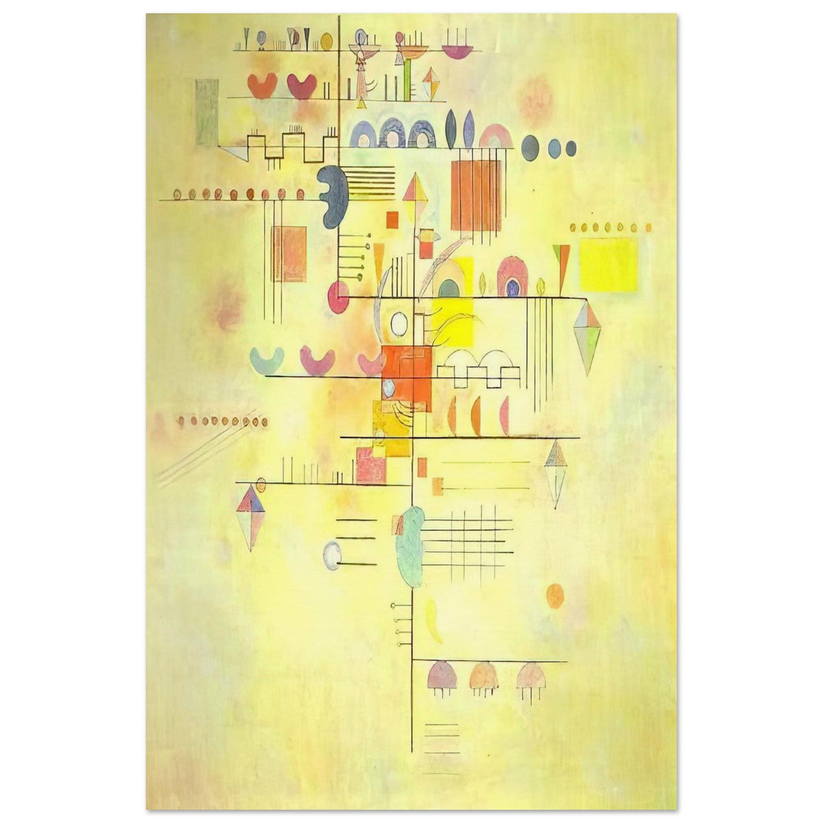 GENTLE ACCENT 1934 Poster | Wassily Kandinsky Poster | Wassily Kandinsky Shop
