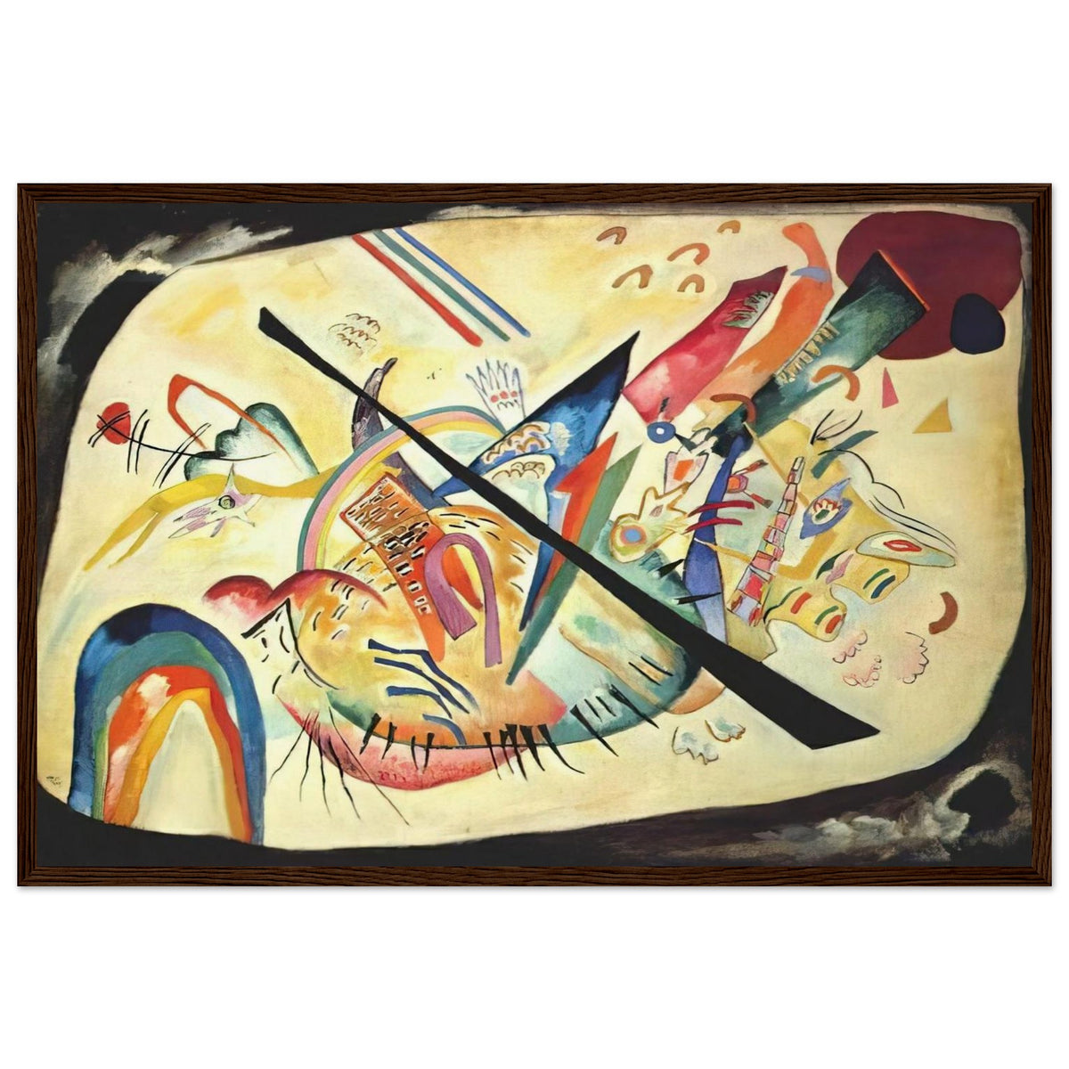 WHITE OVAL 1919 Framed Poster | Wassily Kandinsky Framed Prints Wall Art | Wassily Kandinsky Shop