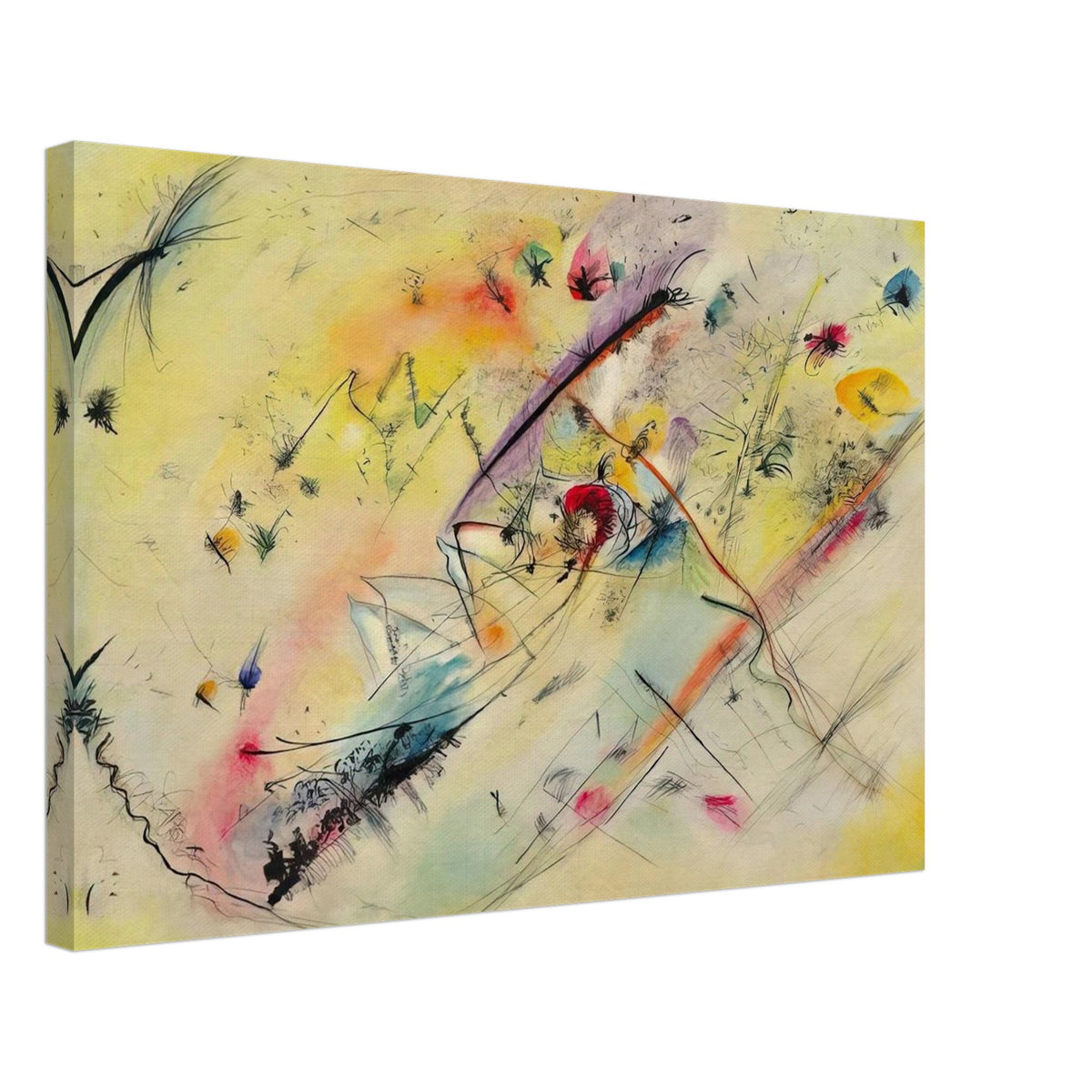 BRIGHT PICTURE 1913 Canvas | Wassily Kandinsky Canvas | Wassily Kandinsky Shop