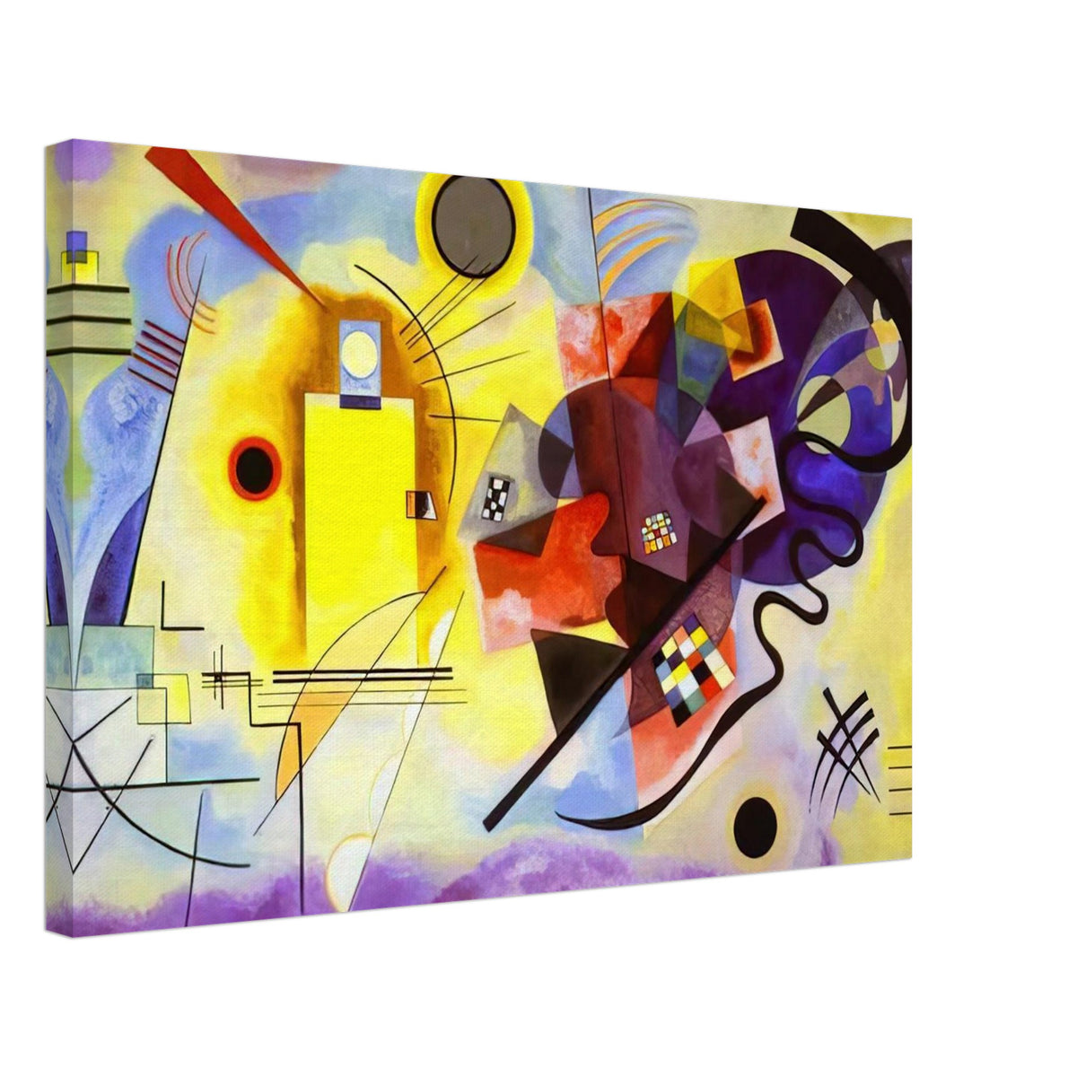 YELLOW RED BLUE 1925 Canvas | Wassily Kandinsky Canvas | Wassily Kandinsky Shop