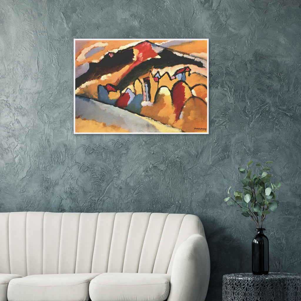 STUDY FOR AUTUMN 1909 Framed Poster | Wassily Kandinsky Framed Prints Wall Art | Wassily Kandinsky Shop