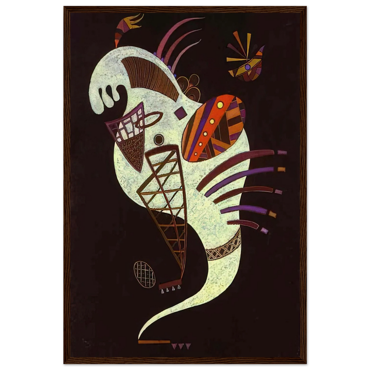 WHITE FIGURE 1943 Framed Poster | Wassily Kandinsky Framed Prints Wall Art | Wassily Kandinsky Shop
