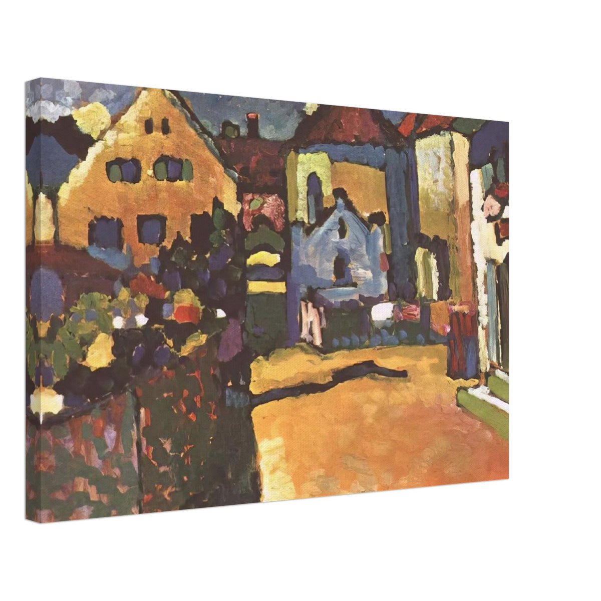GRUNGASSE IN MURNAU 1909 Canvas | Wassily Kandinsky Canvas | Wassily Kandinsky Shop