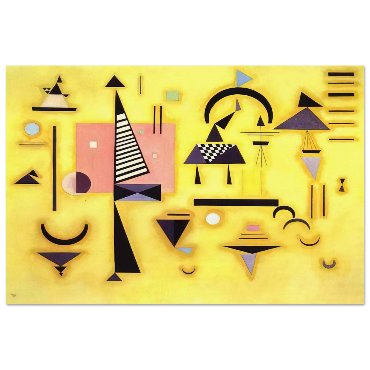 DECISIVE PINK 1932 Poster | Wassily Kandinsky Poster | Wassily Kandinsky Shop