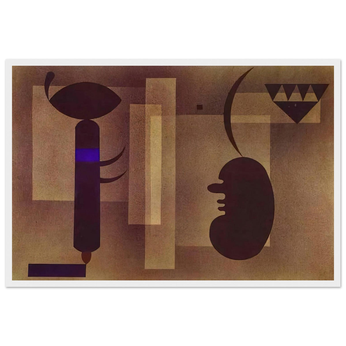 GLOOMY SITUATION 1933 Framed Poster | Wassily Kandinsky Framed Prints Wall Art | Wassily Kandinsky Shop