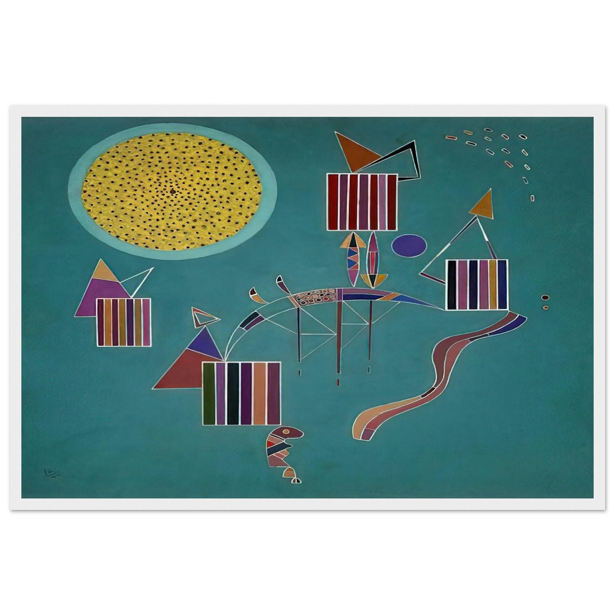 INTIME MESSAGE 1942 Framed Poster | Wassily Kandinsky Framed Prints Wall Art | Wassily Kandinsky Shop