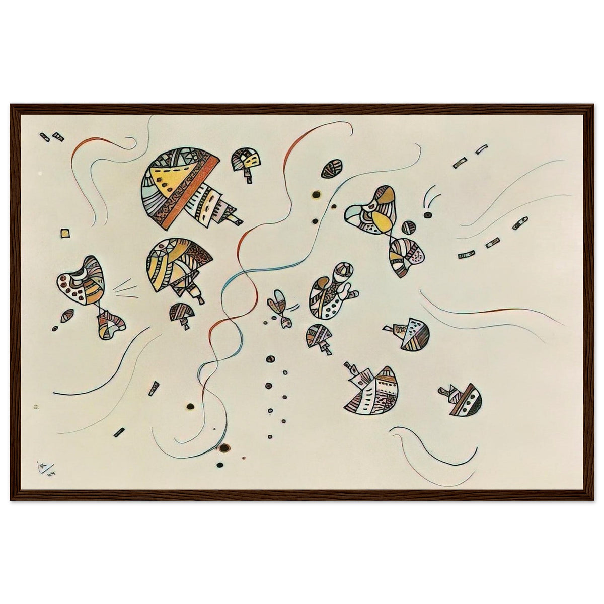 LAST WATERCOLOUR 1944 Framed Poster | Wassily Kandinsky Framed Prints Wall Art | Wassily Kandinsky Shop