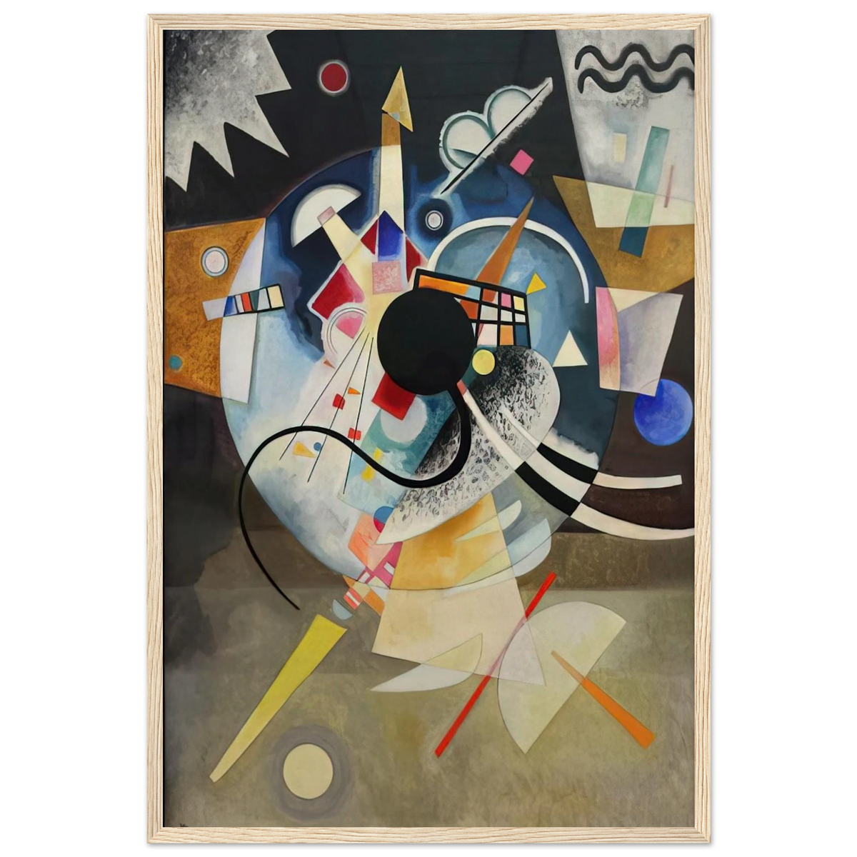 A CENTRE 1924 Framed Poster | Wassily Kandinsky Framed Prints Wall Art | Wassily Kandinsky Shop