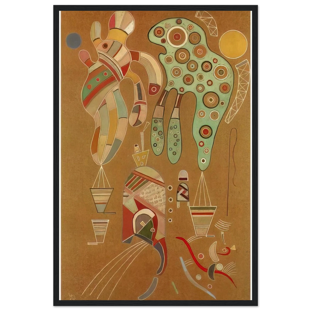UNTITLED 1941 1 Framed Poster | Wassily Kandinsky Framed Prints Wall Art | Wassily Kandinsky Shop