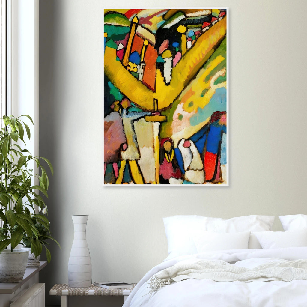 STUDY FOR IMPROVISATION 8 1909 Framed Poster | Wassily Kandinsky Framed Prints Wall Art | Wassily Kandinsky Shop