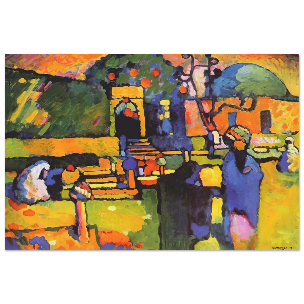 ARABS I CEMETERY 1909 Poster | Wassily Kandinsky Poster | Wassily Kandinsky Shop