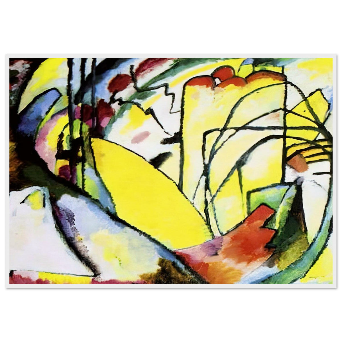IMPROVISATION 10 1910 Framed Poster | Wassily Kandinsky Framed Prints Wall Art | Wassily Kandinsky Shop