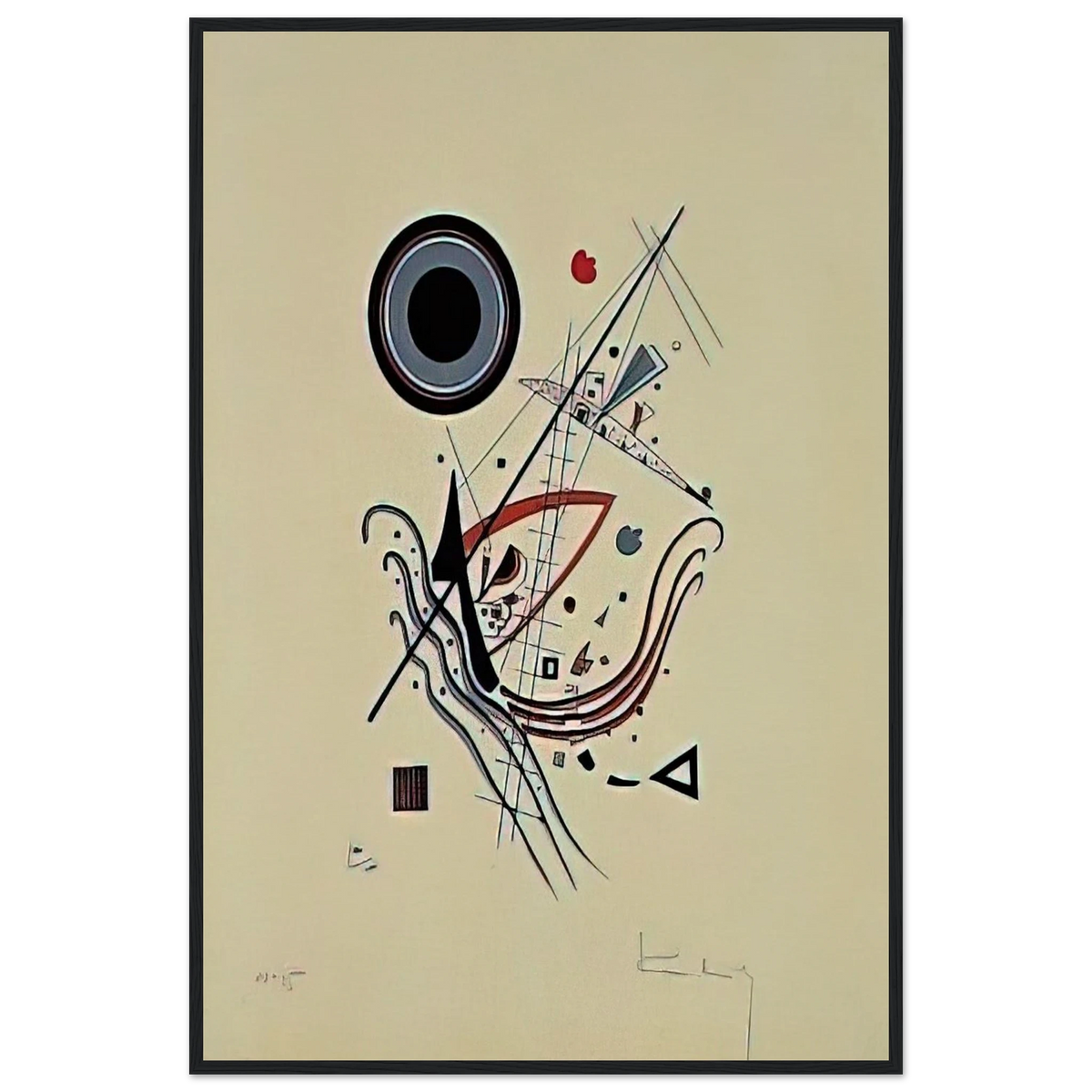 BLUE 1922 Framed Poster | Wassily Kandinsky Framed Prints Wall Art | Wassily Kandinsky Shop