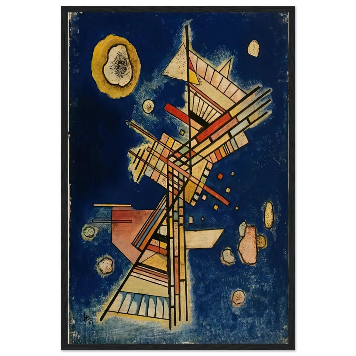 DARK FRESHNESS 1927 Framed Poster | Wassily Kandinsky Framed Prints Wall Art | Wassily Kandinsky Shop
