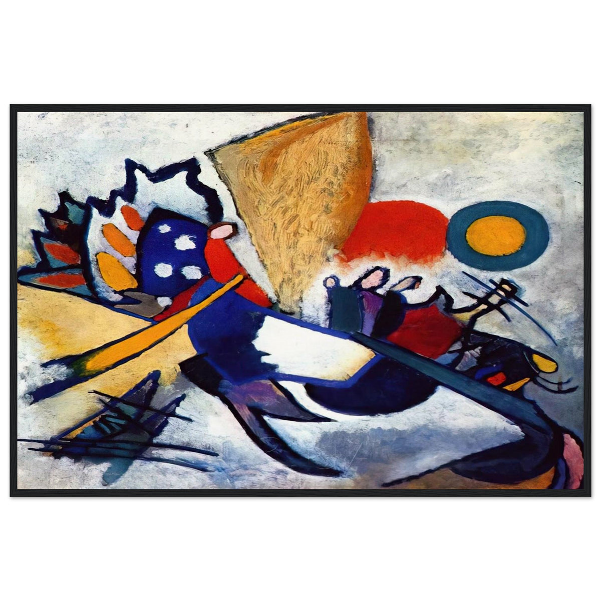 IMPROVISATION 209 1917 Framed Poster | Wassily Kandinsky Framed Prints Wall Art | Wassily Kandinsky Shop