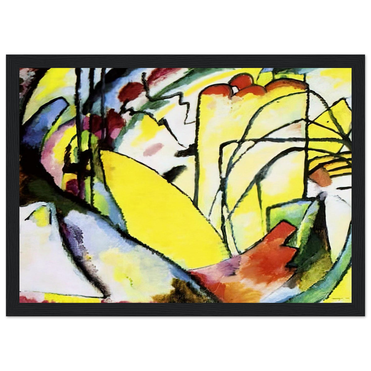 IMPROVISATION 10 1910 Framed Poster | Wassily Kandinsky Framed Prints Wall Art | Wassily Kandinsky Shop
