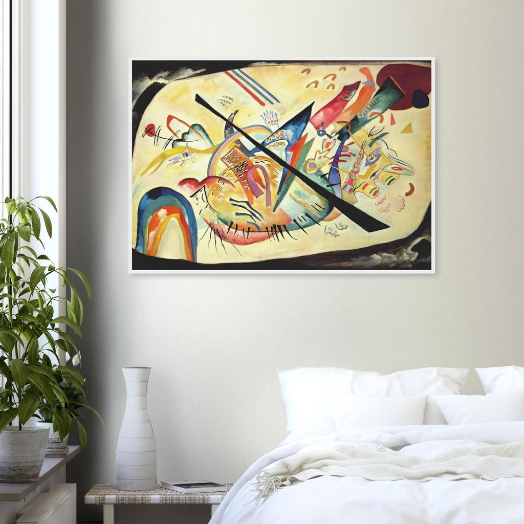 WHITE OVAL 1919 Framed Poster | Wassily Kandinsky Framed Prints Wall Art | Wassily Kandinsky Shop
