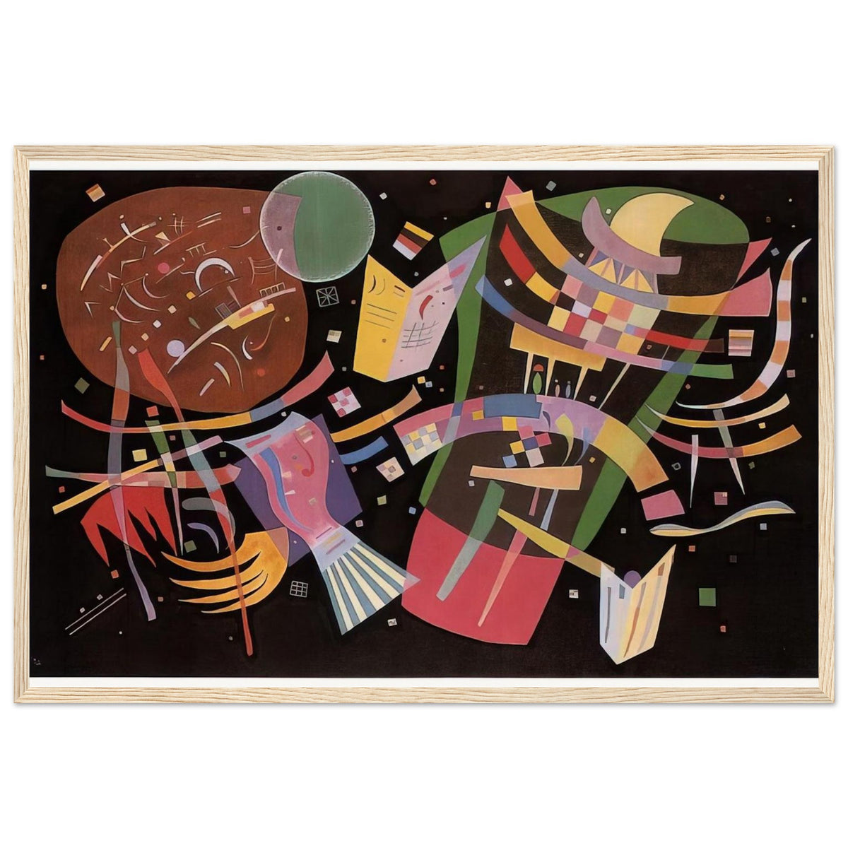COMPOSITION X 1939 Framed Poster | Wassily Kandinsky Framed Prints Wall Art | Wassily Kandinsky Shop