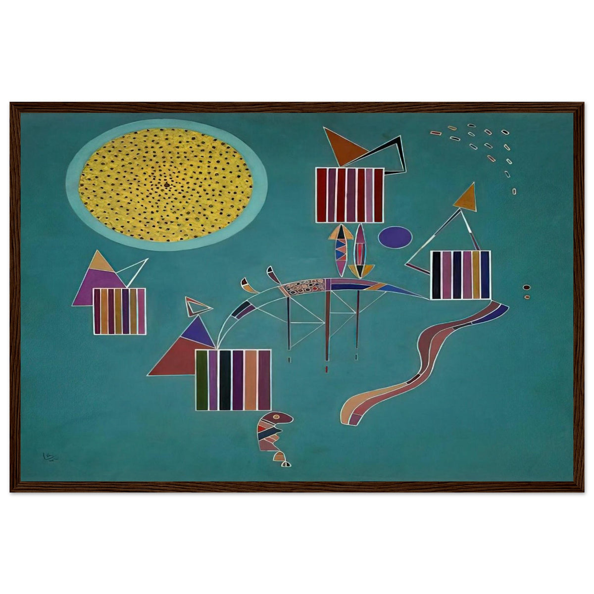 INTIME MESSAGE 1942 Framed Poster | Wassily Kandinsky Framed Prints Wall Art | Wassily Kandinsky Shop