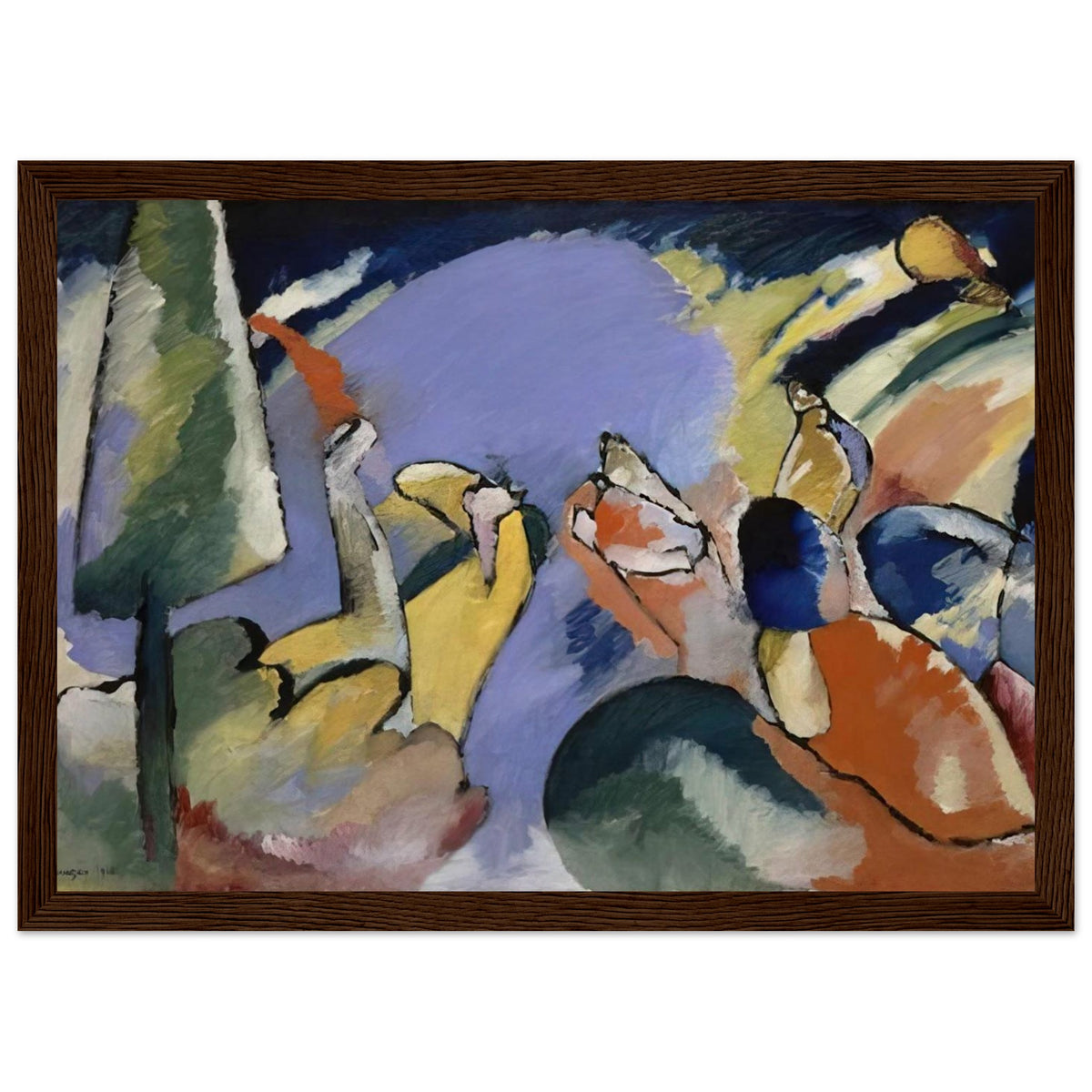 IMPROVISATION XIV 1910 Framed Poster | Wassily Kandinsky Framed Prints Wall Art | Wassily Kandinsky Shop