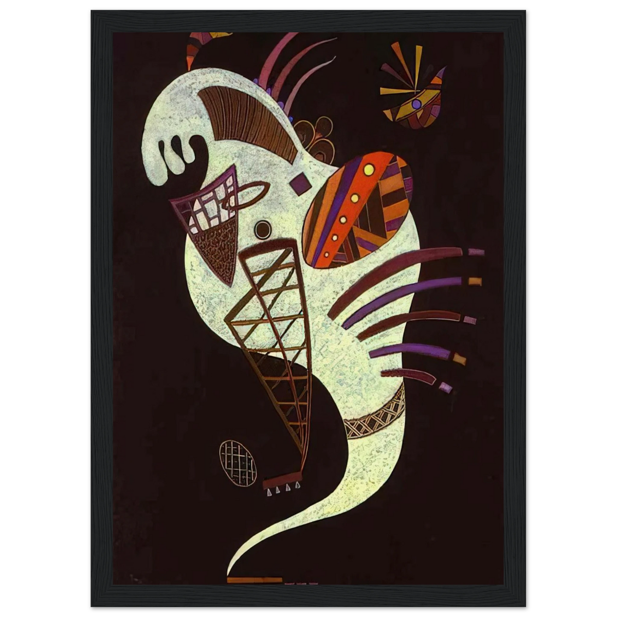 WHITE FIGURE 1943 Framed Poster | Wassily Kandinsky Framed Prints Wall Art | Wassily Kandinsky Shop