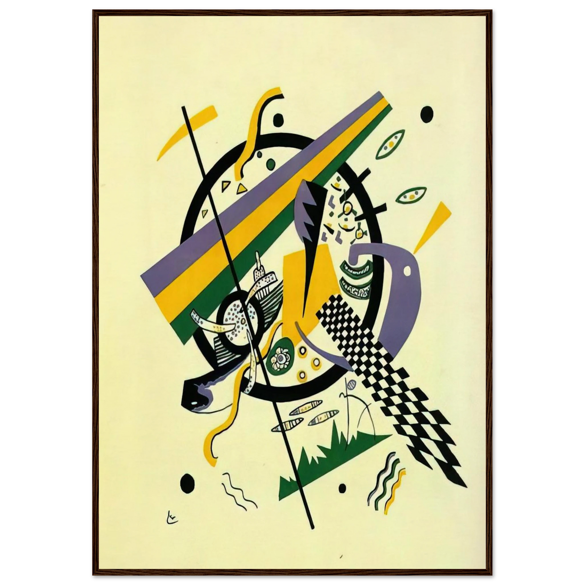 SMALL WORLDS IV 1922 Framed Poster | Wassily Kandinsky Framed Prints Wall Art | Wassily Kandinsky Shop