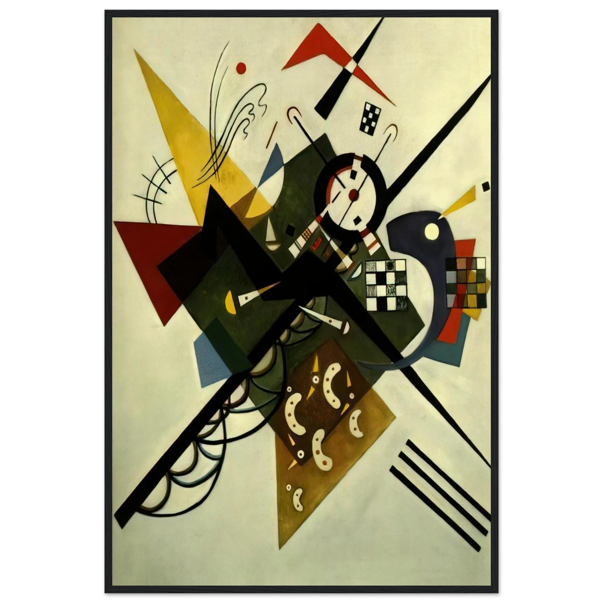 ON WHITE II 1923 Framed Poster | Wassily Kandinsky Framed Prints Wall Art | Wassily Kandinsky Shop