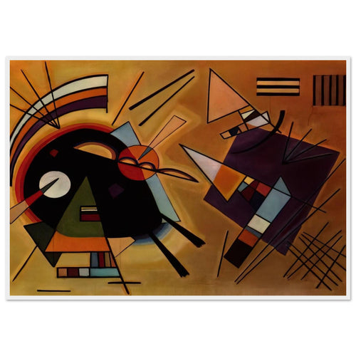 BLACK AND VIOLET 1923 Framed Poster | Wassily Kandinsky Framed Prints Wall Art | Wassily Kandinsky Shop