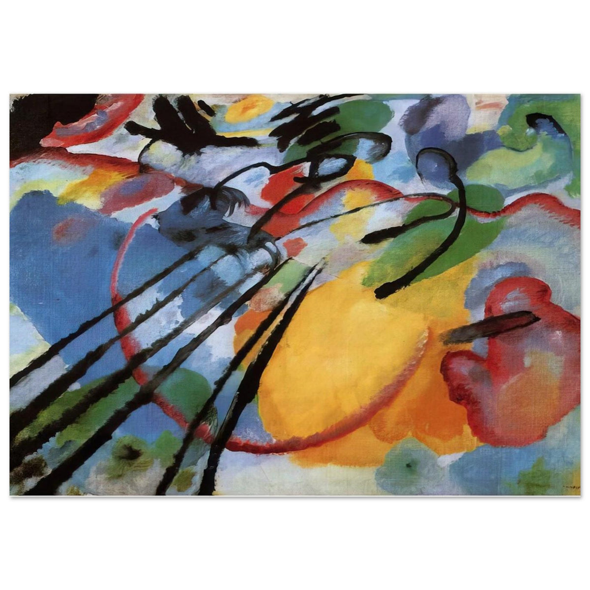 IMPROVISATION 26 ROWING 1912 Poster | Wassily Kandinsky Poster | Wassily Kandinsky Shop