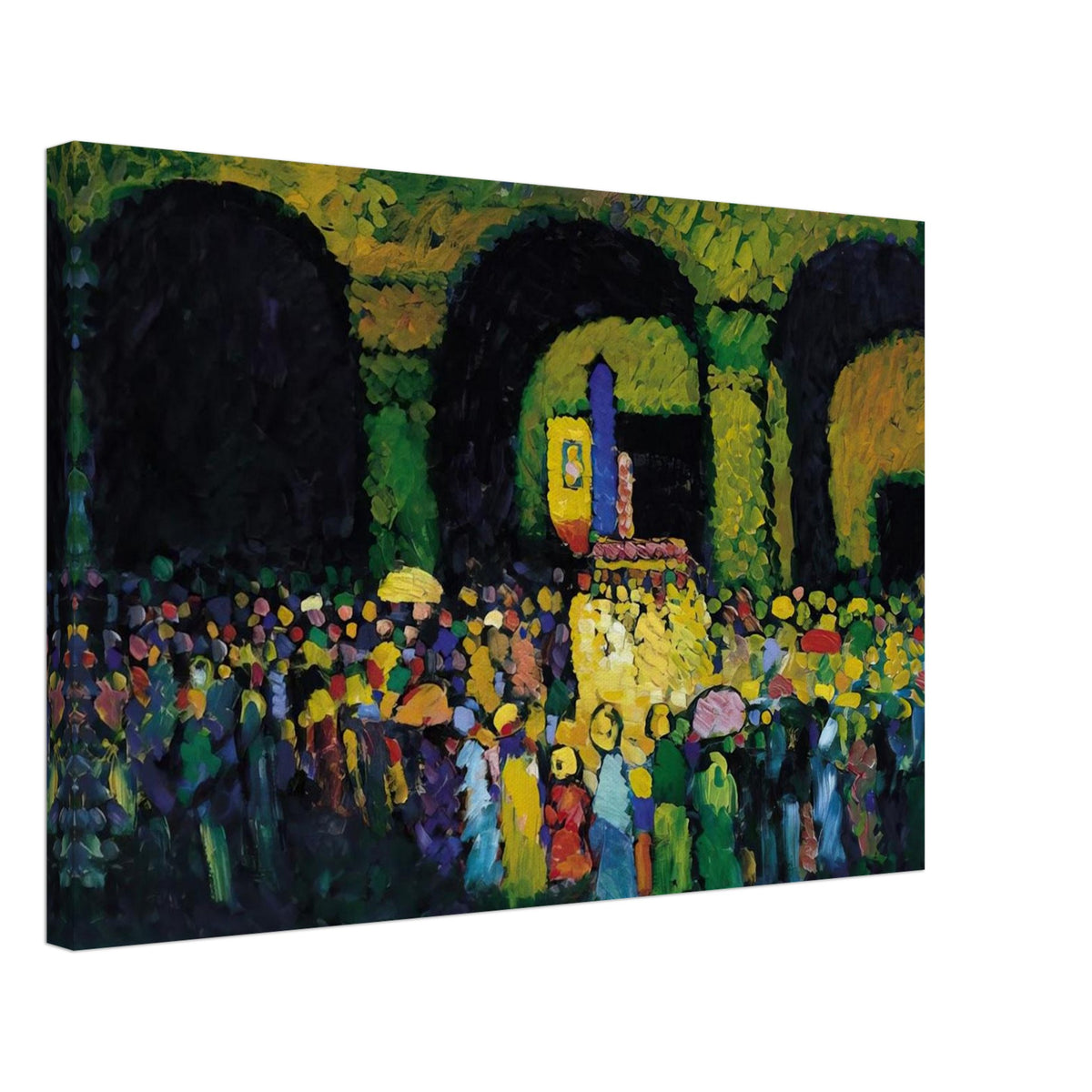 THE LUDWIGSKIRCHE IN MUNICH 1908 Canvas | Wassily Kandinsky Canvas | Wassily Kandinsky Shop