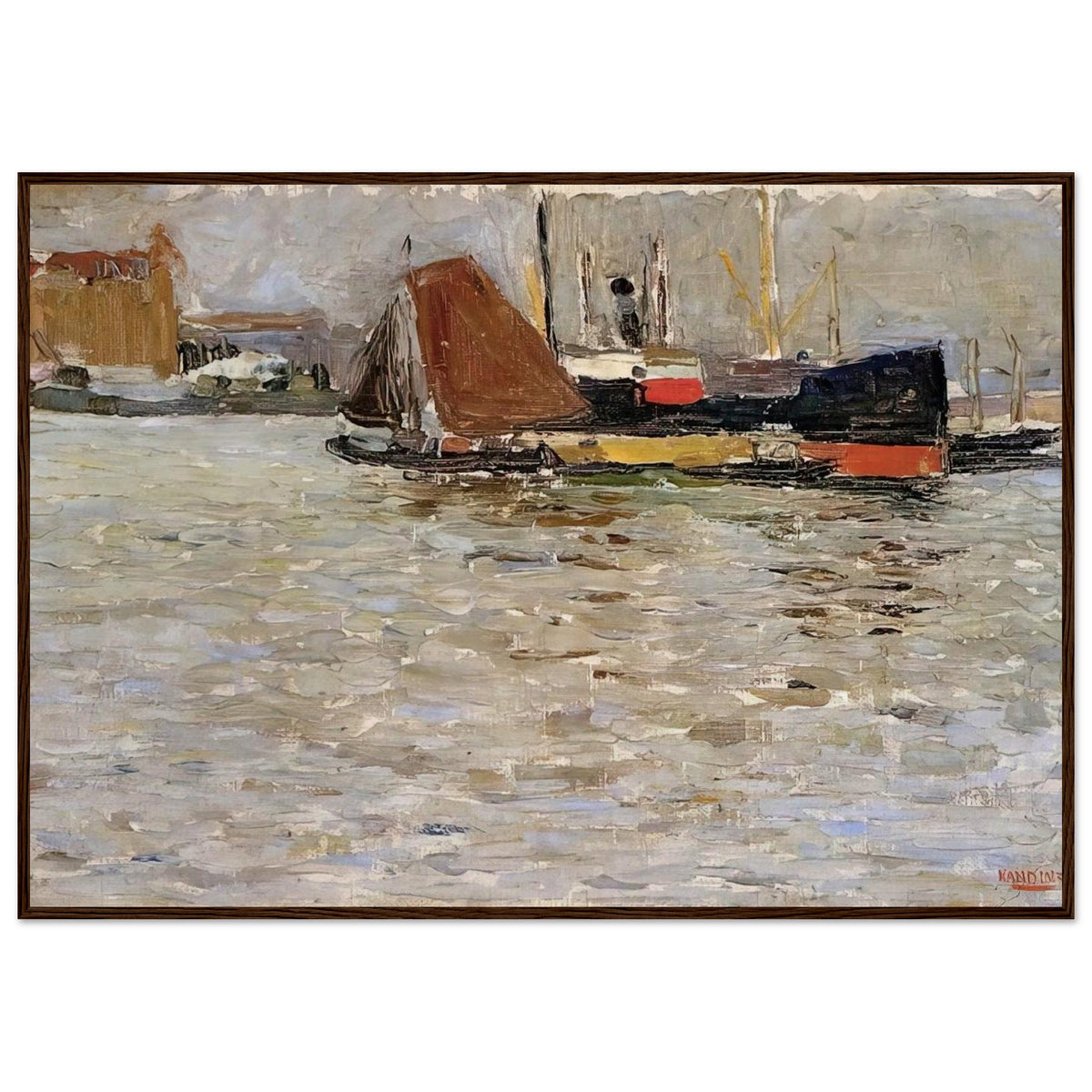 ROTTERDAM SUN 1906 Framed Poster | Wassily Kandinsky Framed Prints Wall Art | Wassily Kandinsky Shop
