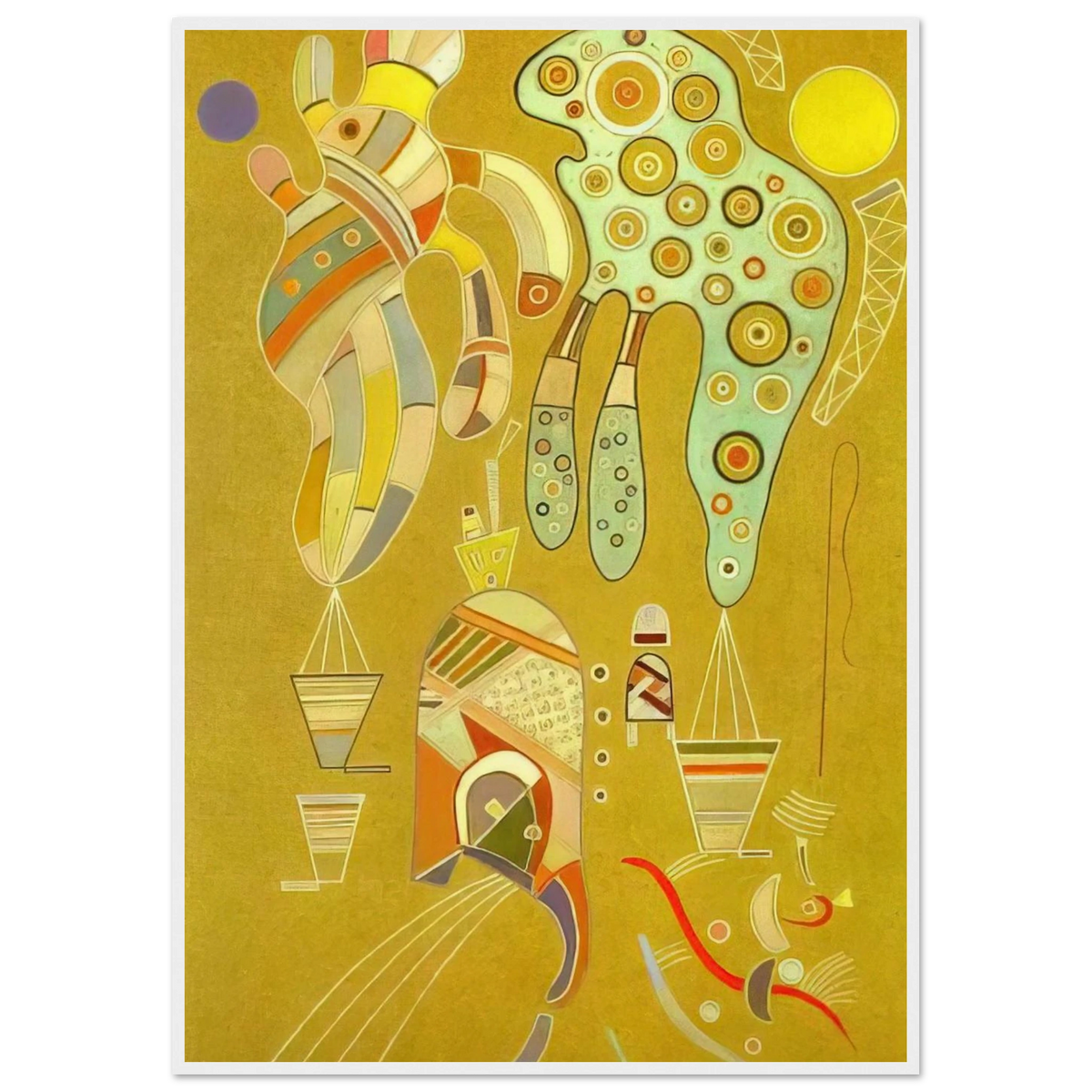 UNTITLED 1941 Framed Poster | Wassily Kandinsky Framed Prints Wall Art | Wassily Kandinsky Shop