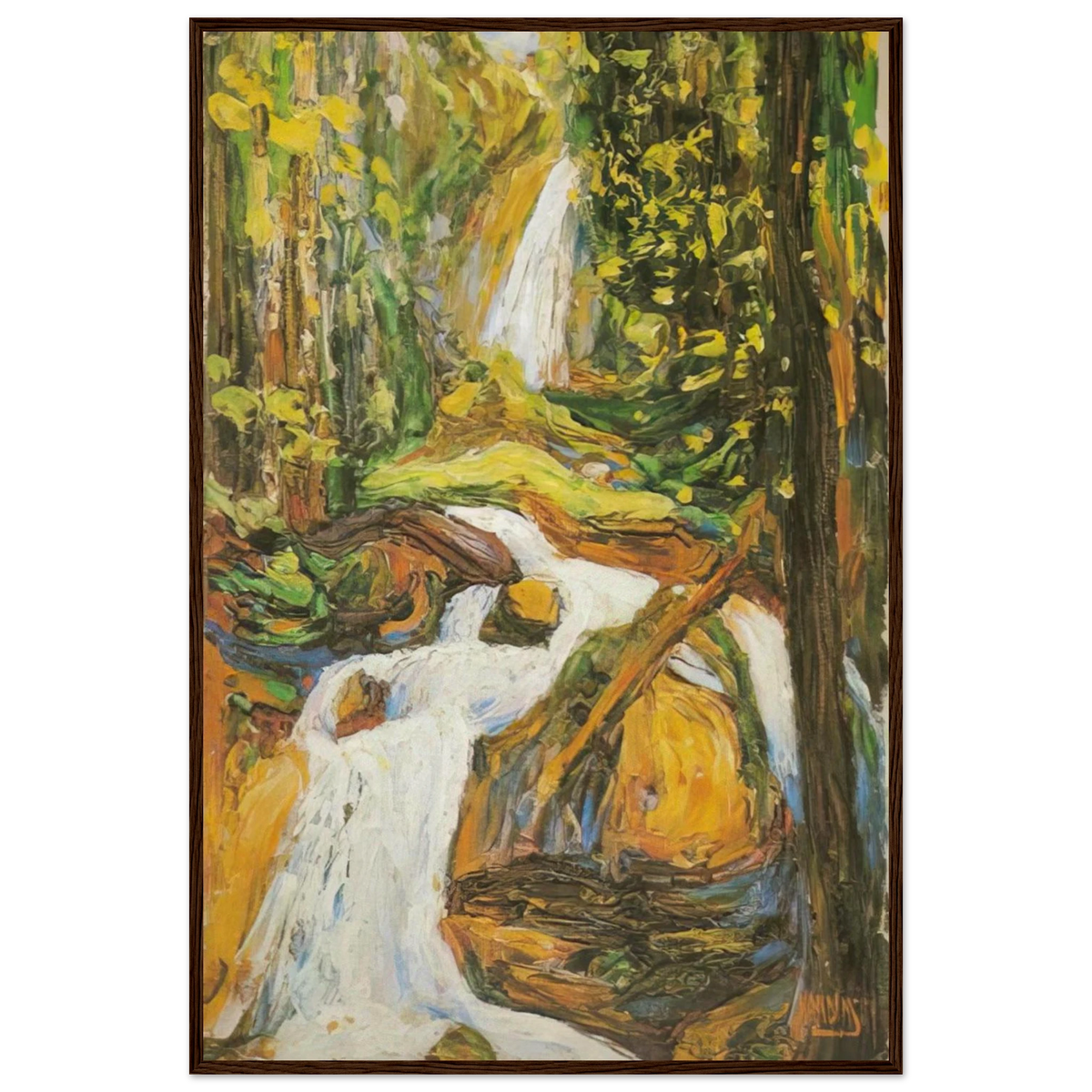 KOCHEL WATERFALL I Framed Poster | Wassily Kandinsky Framed Prints Wall Art | Wassily Kandinsky Shop
