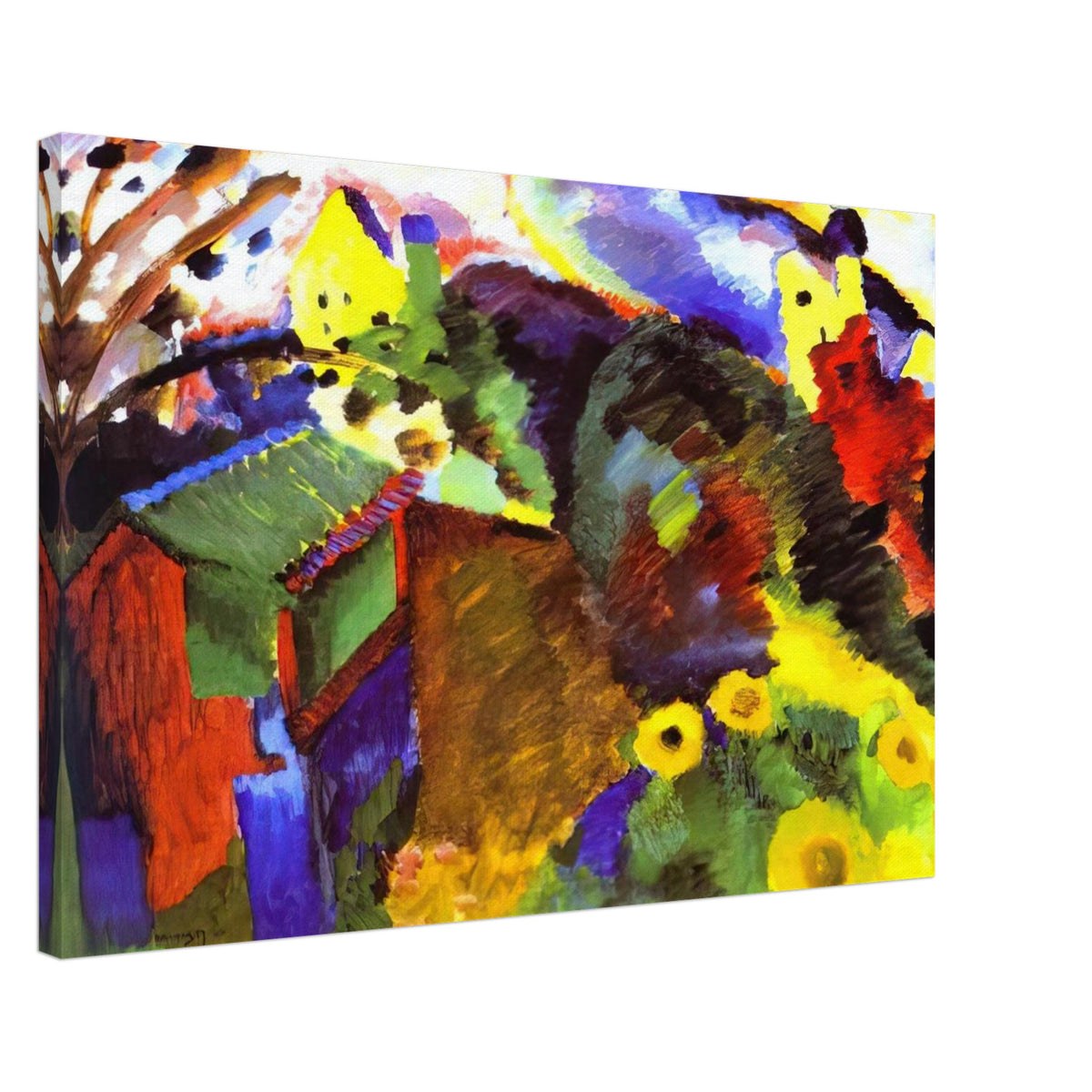 MURNAU GARDEN 1910 Canvas | Wassily Kandinsky Canvas | Wassily Kandinsky Shop