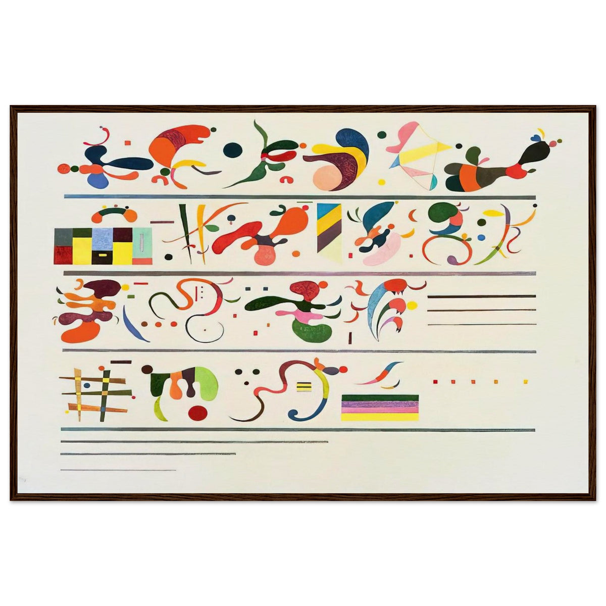 SUCCESSION 1935 Framed Poster | Wassily Kandinsky Framed Prints Wall Art | Wassily Kandinsky Shop