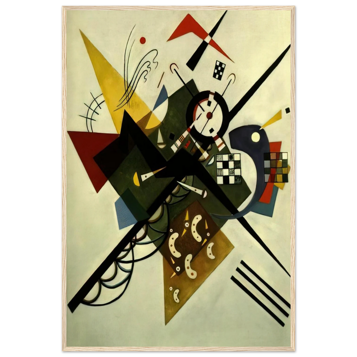 ON WHITE II 1923 Framed Poster | Wassily Kandinsky Framed Prints Wall Art | Wassily Kandinsky Shop