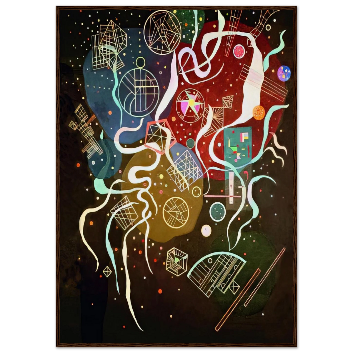 MOVEMENT I 1935 Framed Poster | Wassily Kandinsky Framed Prints Wall Art | Wassily Kandinsky Shop