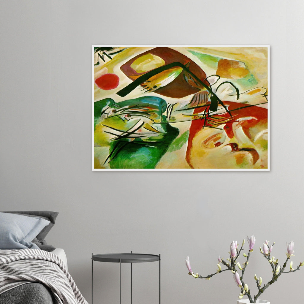 PICTURE WITH A BLACK ARCH 1912 Framed Poster | Wassily Kandinsky Framed Prints Wall Art | Wassily Kandinsky Shop