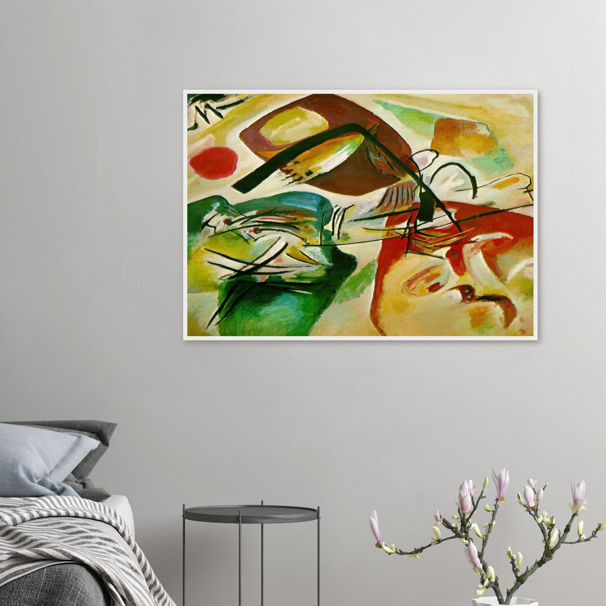 PICTURE WITH A BLACK ARCH 1912 Framed Poster | Wassily Kandinsky Framed Prints Wall Art | Wassily Kandinsky Shop
