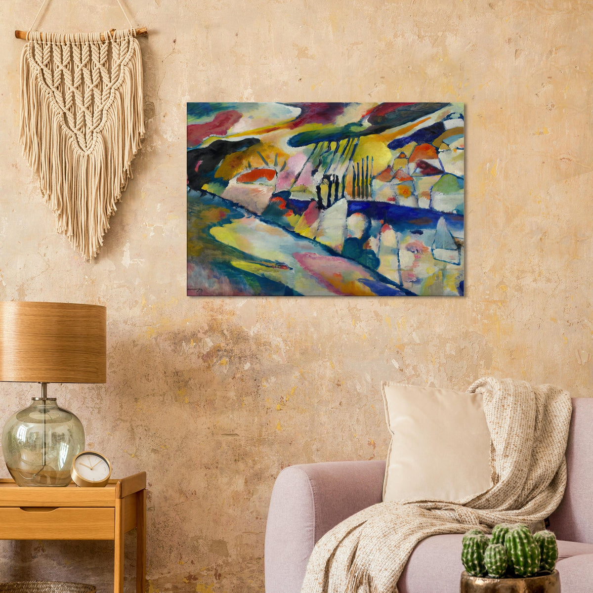 LANDSCAPE WITH RAIN 1913 Canvas | Wassily Kandinsky Canvas | Wassily Kandinsky Shop