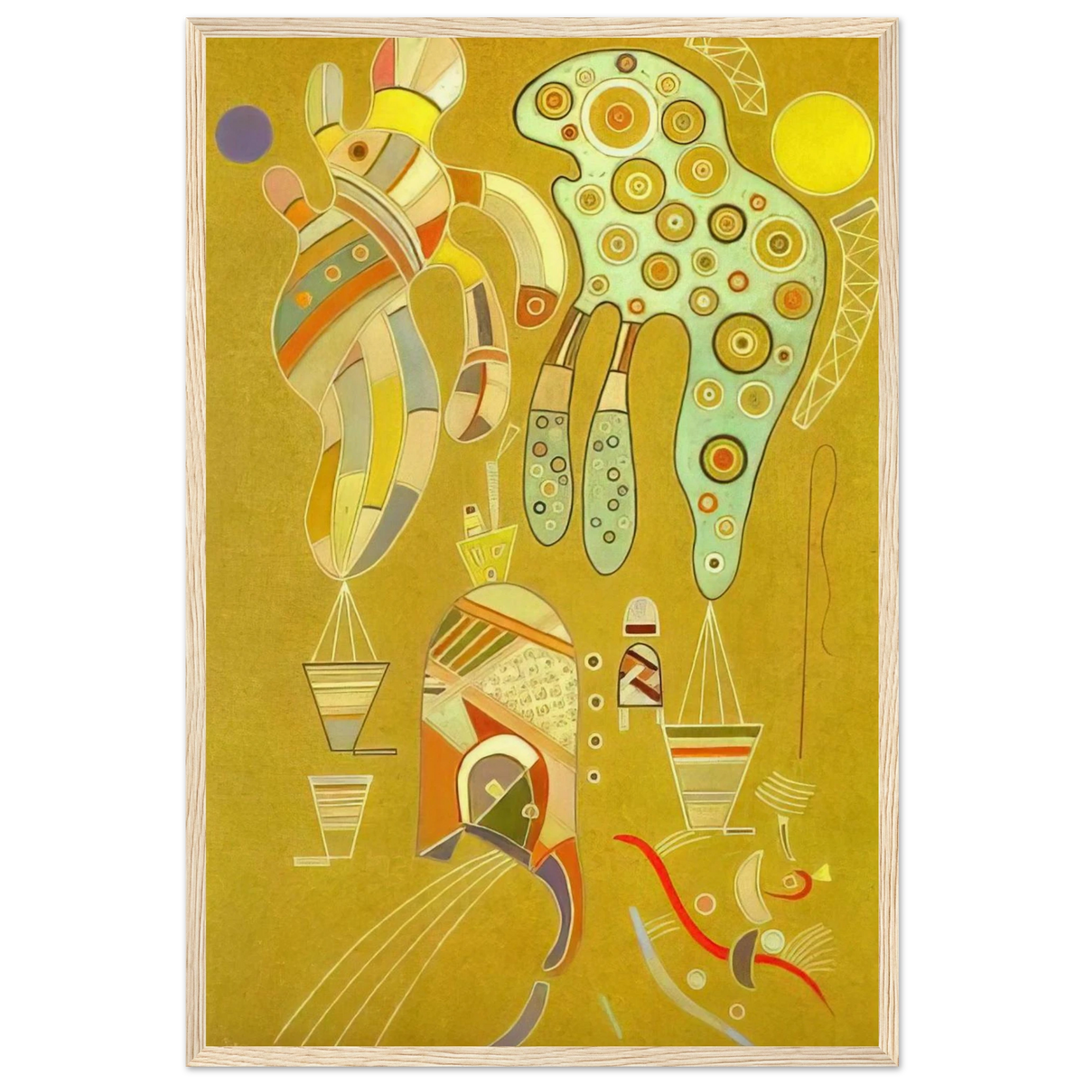 UNTITLED 1941 Framed Poster | Wassily Kandinsky Framed Prints Wall Art | Wassily Kandinsky Shop