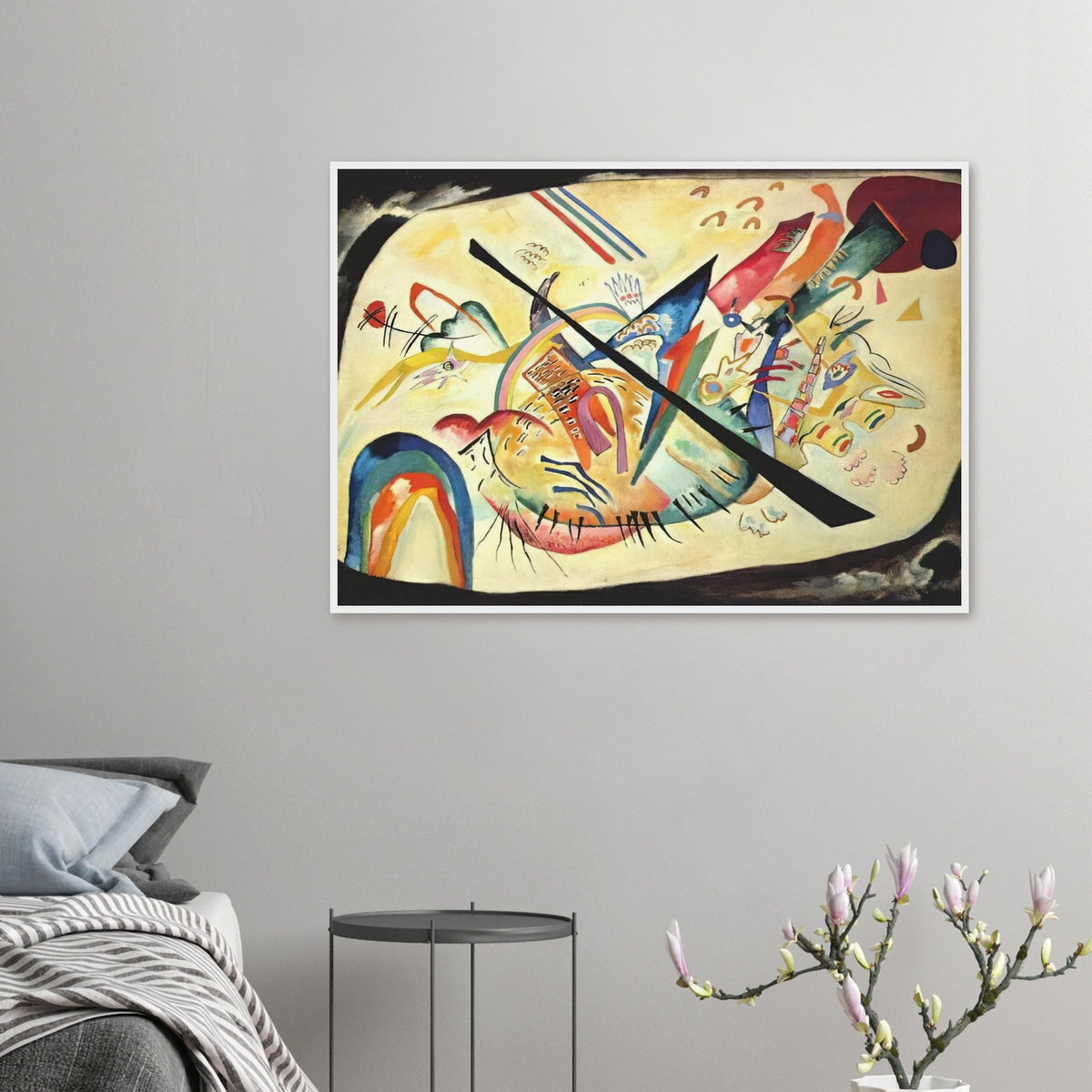 WHITE OVAL 1919 Framed Poster | Wassily Kandinsky Framed Prints Wall Art | Wassily Kandinsky Shop